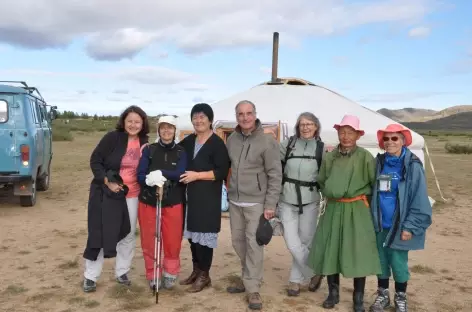 Chez une famille nomade - Mongolie