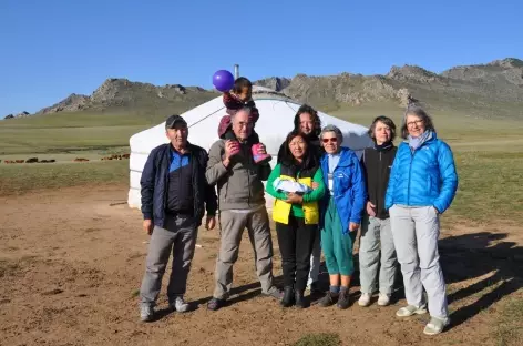 Chez une famille nomade - Mongolie
