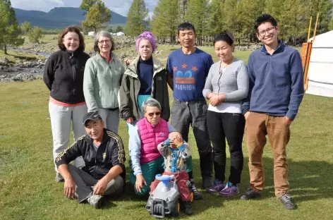 Chez une famille nomade - Mongolie