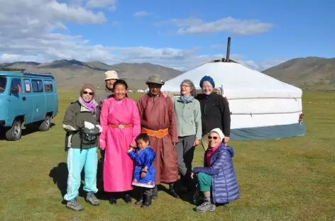 Chez une famille nomade - Mongolie