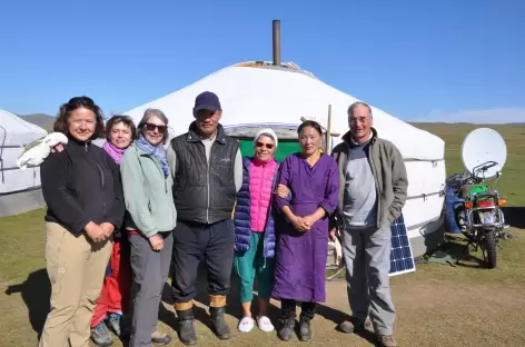 Chez une famille nomade - Mongolie