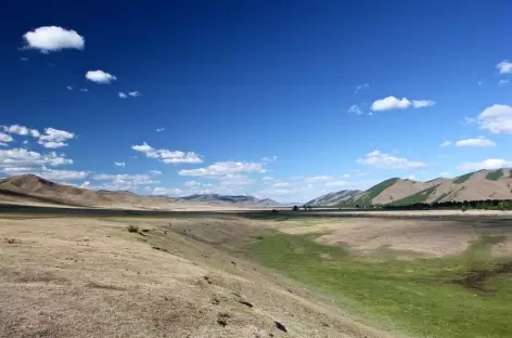 Paysage de steppe - Mongolie