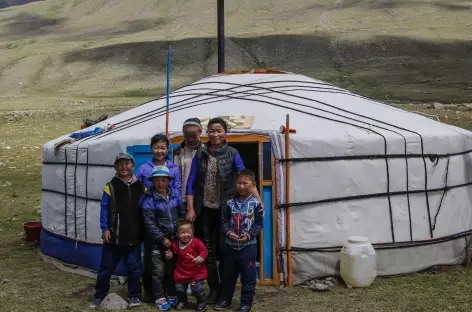 Famille mongole - Mongolie