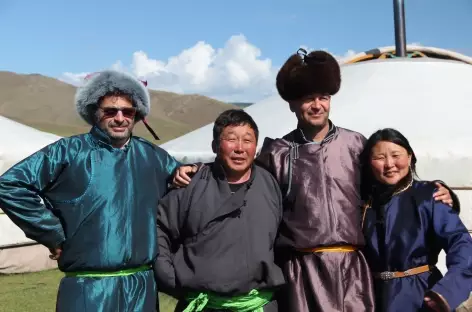 Famille nomade - Mongolie
