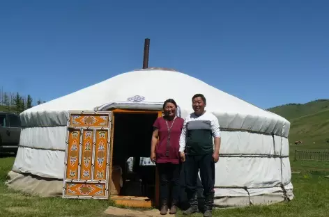 Yourte d'hôte - Mongolie