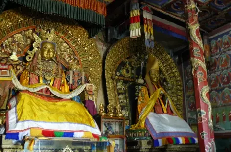 Intérieur d'un monastère - Mongolie