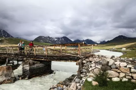 Traversée de rivière - Mongolie