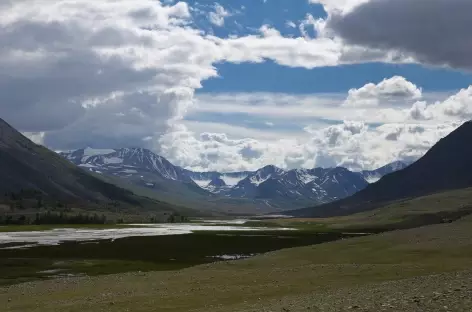 Paysage près d'Olgii - Mongolie