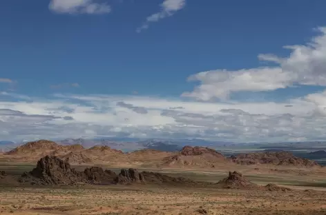 Massif granitique près d'Olgii - Mongolie