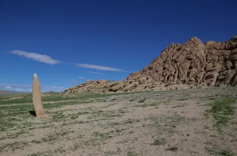 Massif granitique près d'Olgii - Mongolie