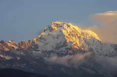 Vue sur l'Annapurna Sud, Népal