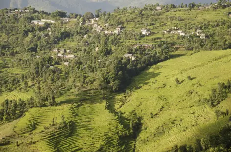 Dans les collines du Népal central - Népal