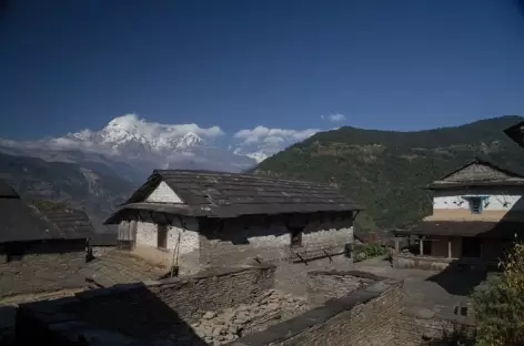 Vue de Majgaon - Népal