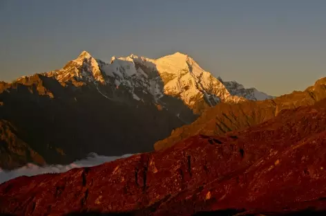Le massif du Langtang Lirung - Népal