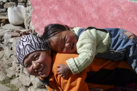 Scène de vie en pays sherpa - Népal