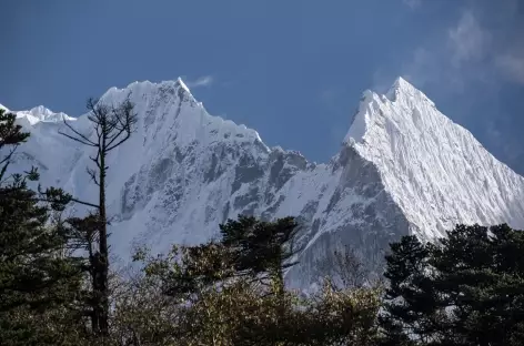 Thamserku depuis Tengboche - Népal