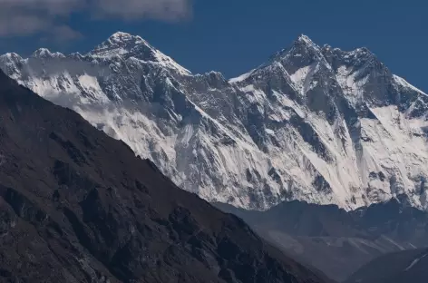 Vue sur l'Everest et le Lhotse - Népal