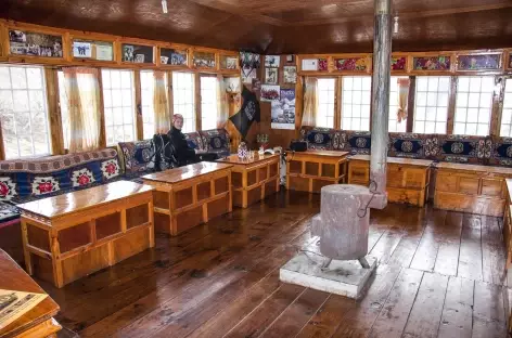 Salle commune d'un Lodge - Népal
