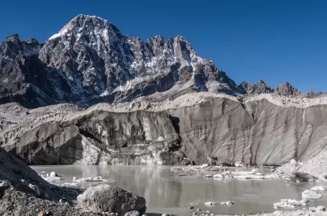 Passage de la moraine avant Dragnag - Népal