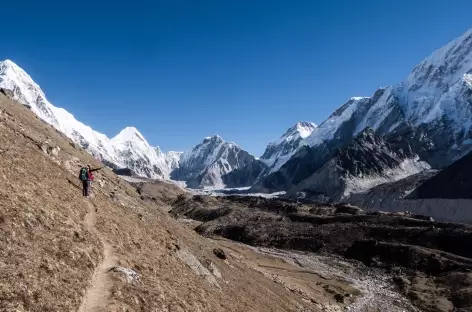 Montée à Gorak chep - Népal