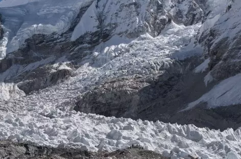 Le glacier vers le camp de base de l'Everest - Népal