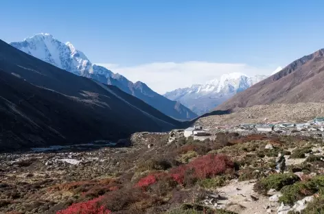 Au départ de Dingboche vers Chhukung - Népal