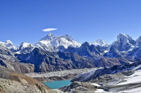 Depuis le col du Renjo la (5340 m) - Népal