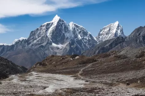 Remontée de l' Imja Khola vallée - Népal