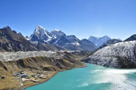 Vue du Gokyo peak - Népal