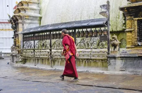 Moine à Kathmandu - Népal