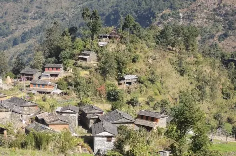Entre Tatopani et Gorepani- Népal
