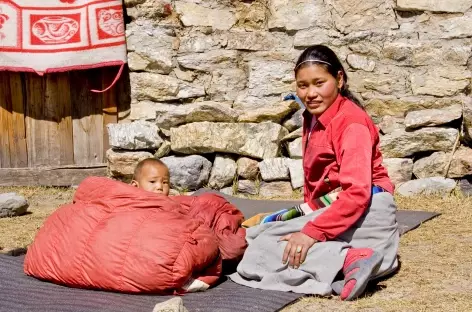 Au soleil par -10° Kangchenjunga Népal