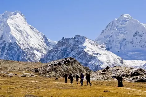 En direction de Pangpema - Kangchenjunga Népal