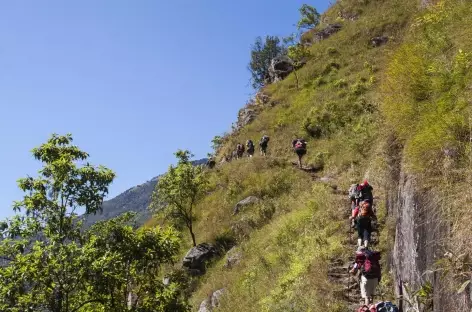 Montées et descentes se succèdent - Kangchenjunga Népal