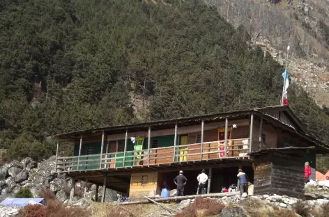 Lodge, région du Kangchenjunga - Népal