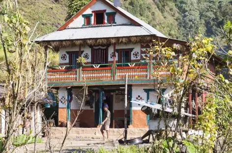Maison Typique des vallées-  Kangchenjunga Népal
