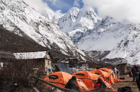 Camp de Kambachen Kangchenjunga Népal