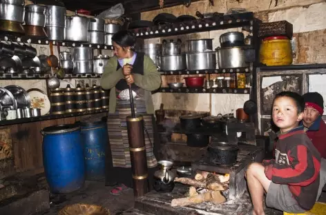 Maison à Ghunsa Kangchenjunga Népal