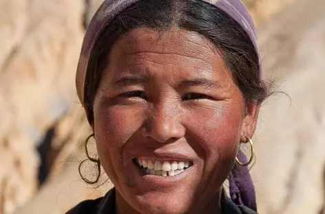 Sourire de Barcha, Mustang - Népal