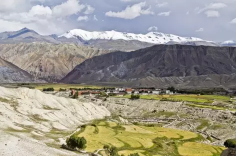 Lo Manthang, capitale de l'ancien royaume du Mustang (Népal)