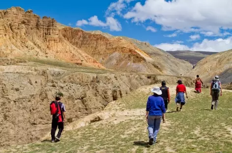 Au nord de Lo Manthang Mustang Népal