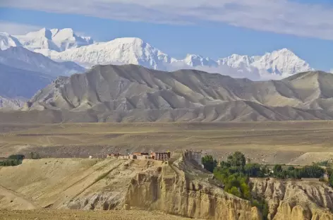 Annapurna I au-dessus de Tsarang - Nepall