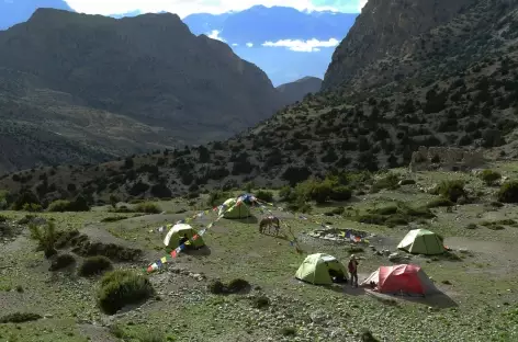 Kampa camp, Mustang - Népal