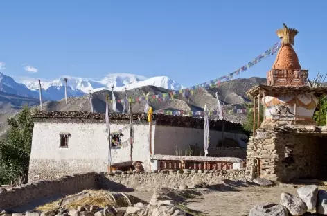 vers Gelling - Mustang, Népal