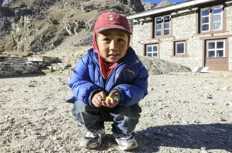 Petit sherpa sur le chemin de l'Everest - Népal