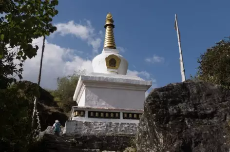 Stupa le long du chemin - Népal