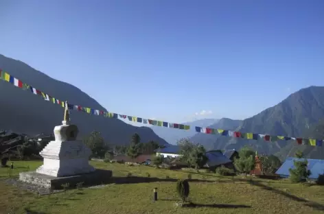 Vue de Lukla - Népal