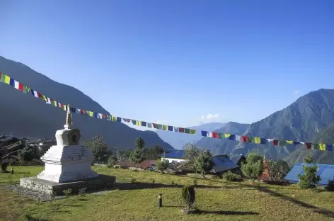 Vue depuis Lukla - Népal