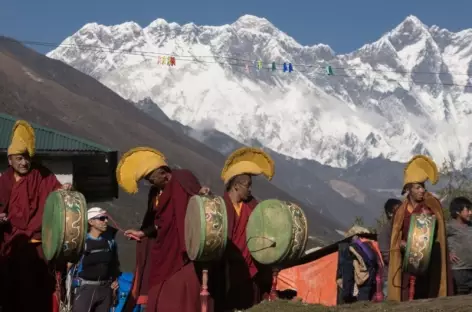 Cérémonie à Tengboche - Népal