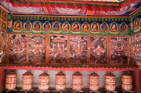 Décoration d'un chorten - Népal